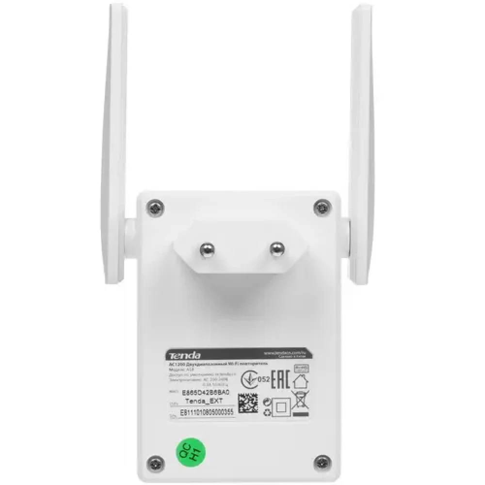 Усилитель сигнала Wi-Fi TENDA A18 10/100 Base-TX (100 мбит/с), Wi-Fi 5 (802.11a/ b/ g/ n/ ac), с внешней антенной