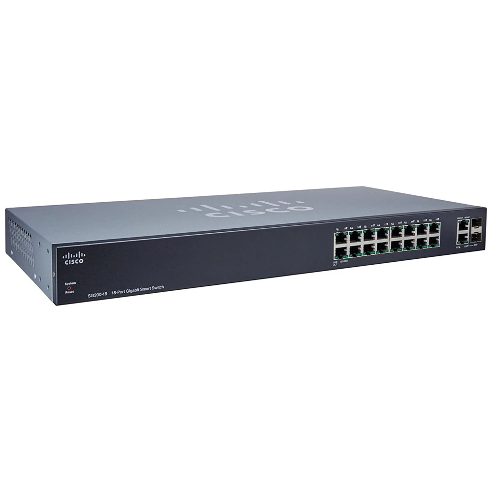 Коммутатор Cisco Small Business SG200-18 SLM2016T-EU 1000 Base-TX (1000 мбит/с)