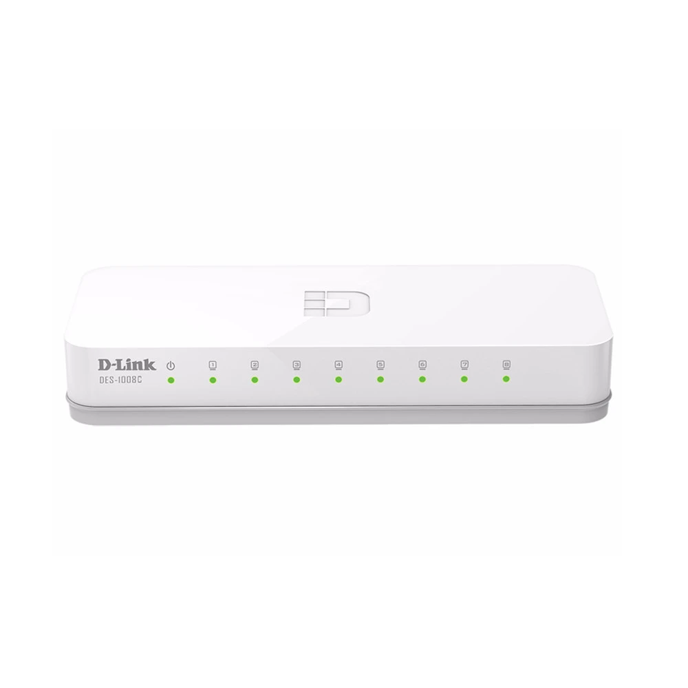 Коммутатор D-link DES-1008C/A1A 100 Base-TX (100 мбит/с)