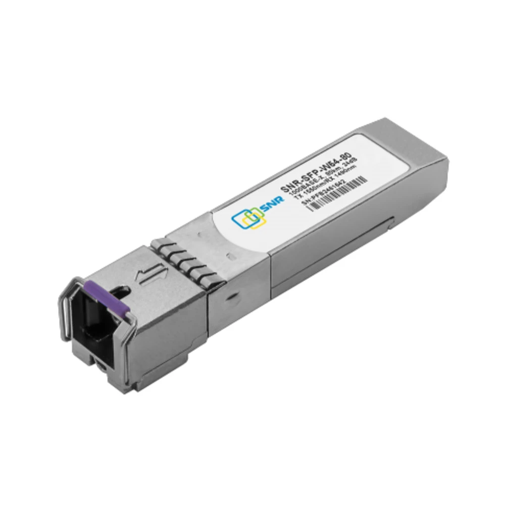 Модуль SNR SFP WDM, дальность до 80км (24dB), 1550/1490нм SNR-SFP-W54-80