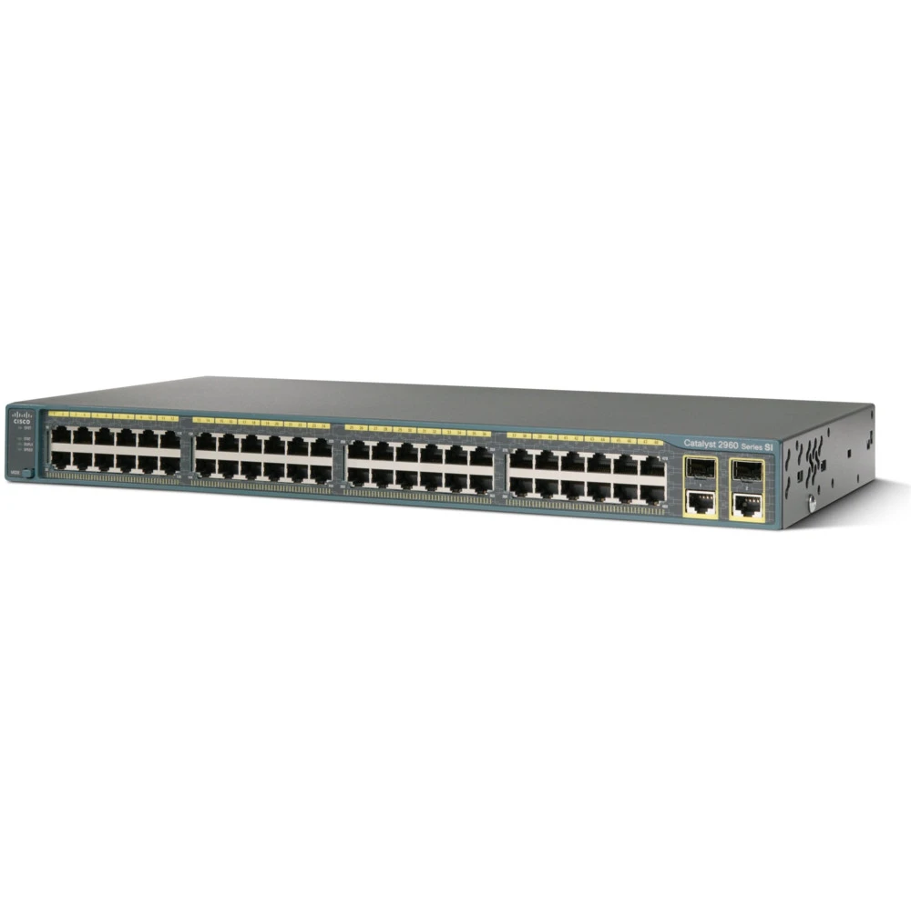 Коммутатор Cisco Catalyst 2960 WS-C2960-48TC-S 100 Base-TX (100 мбит/с), 2 SFP порта