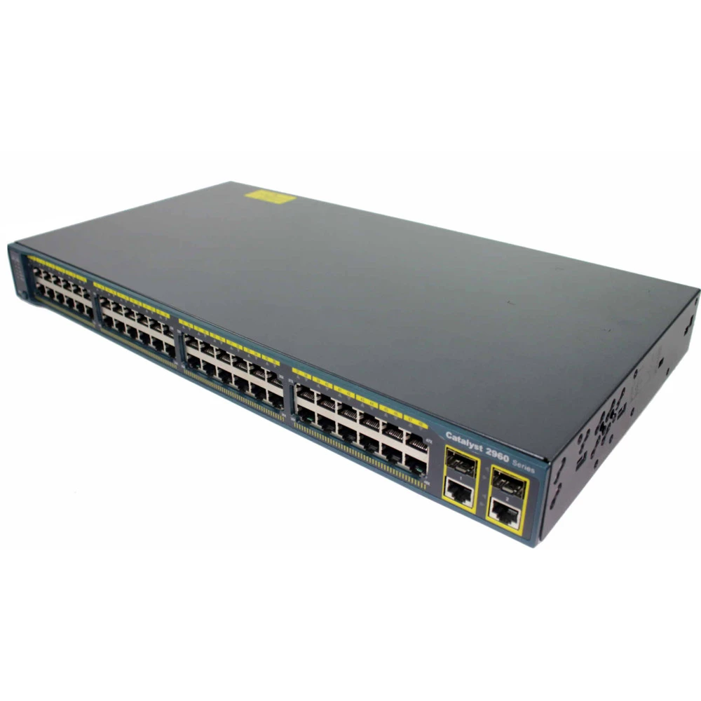 Коммутатор Cisco Catalyst 2960 WS-C2960-48TC-S 100 Base-TX (100 мбит/с), 2 SFP порта