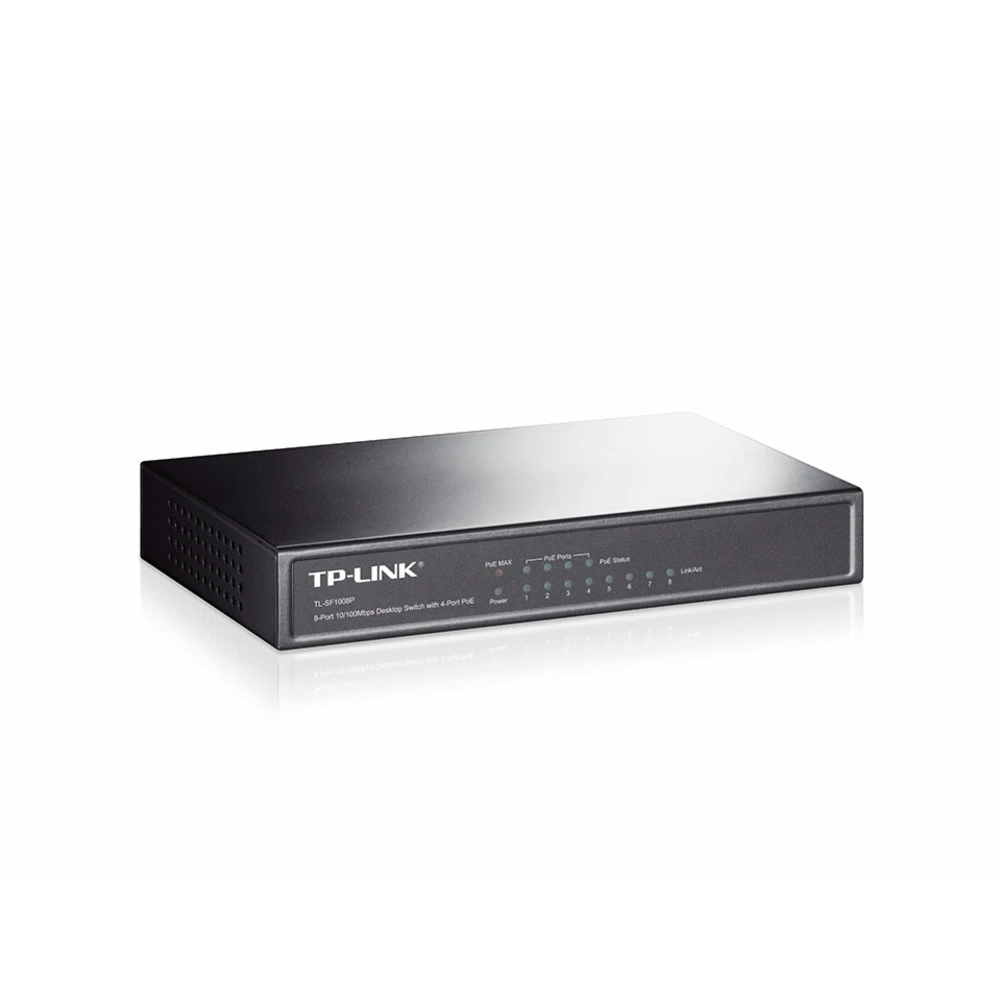Коммутатор TP-Link TL-SF1008P 100 Base-TX (100 мбит/с)