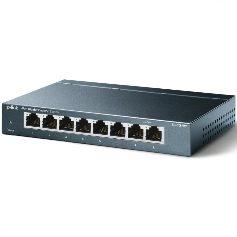 Коммутатор TP-Link TL-SG108 1000 Base-TX (1000 мбит/с)