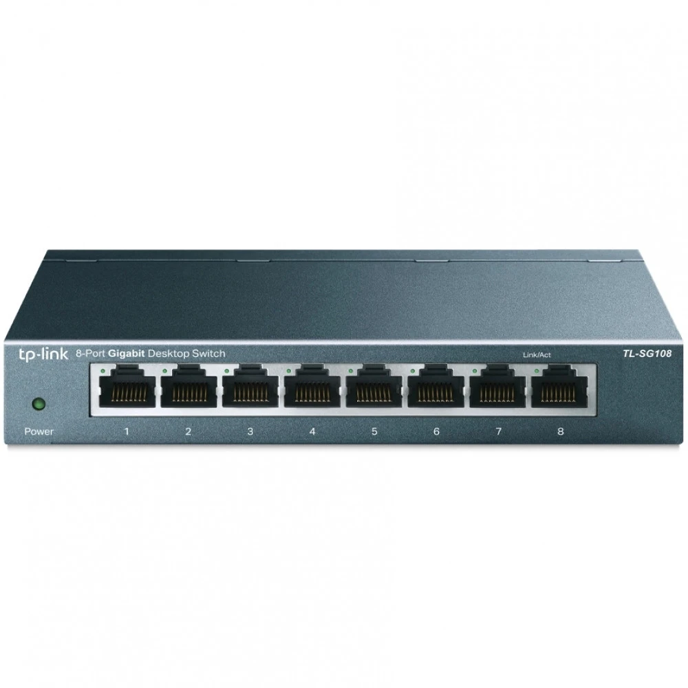 Коммутатор TP-Link TL-SG108 1000 Base-TX (1000 мбит/с)