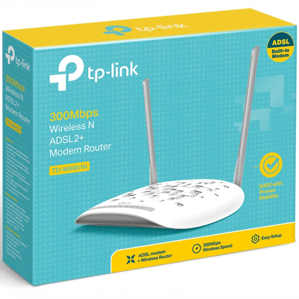 Маршрутизатор для дома TP-Link (SOHO) TD-W8961N TD-W8961N(RU)