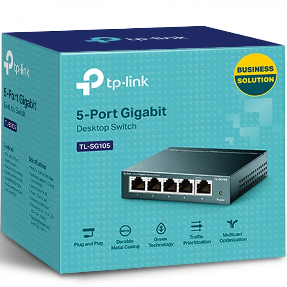 Коммутатор TP-Link (SOHO) TL-SG105 1000 Base-TX (1000 мбит/с)