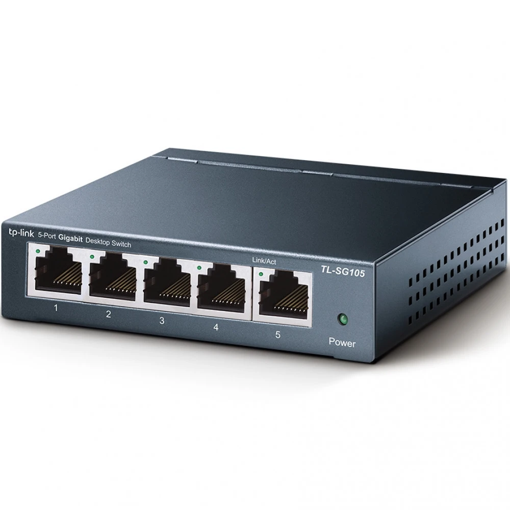 Коммутатор TP-Link (SOHO) TL-SG105 1000 Base-TX (1000 мбит/с)