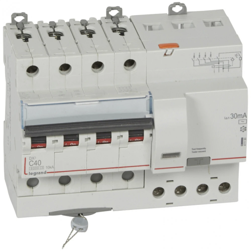 Legrand АВДТ DX3 4П C50А 411191