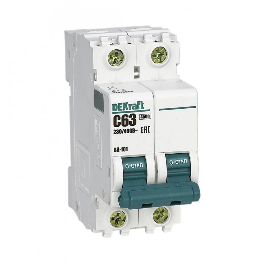 DEKraft 11072DEK ВА101 2Р C 63A 4,5кА