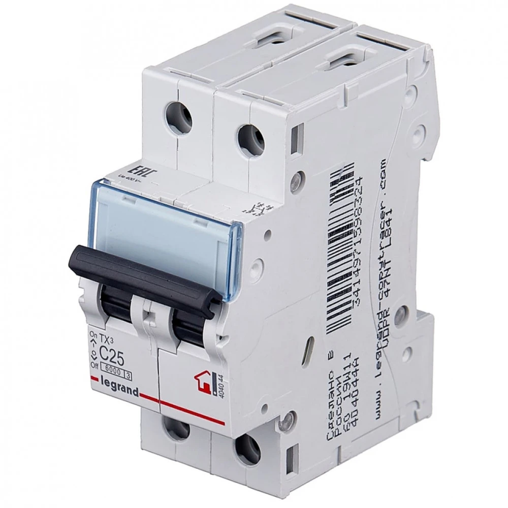 Legrand TX3 C25A 2П 6000 404044