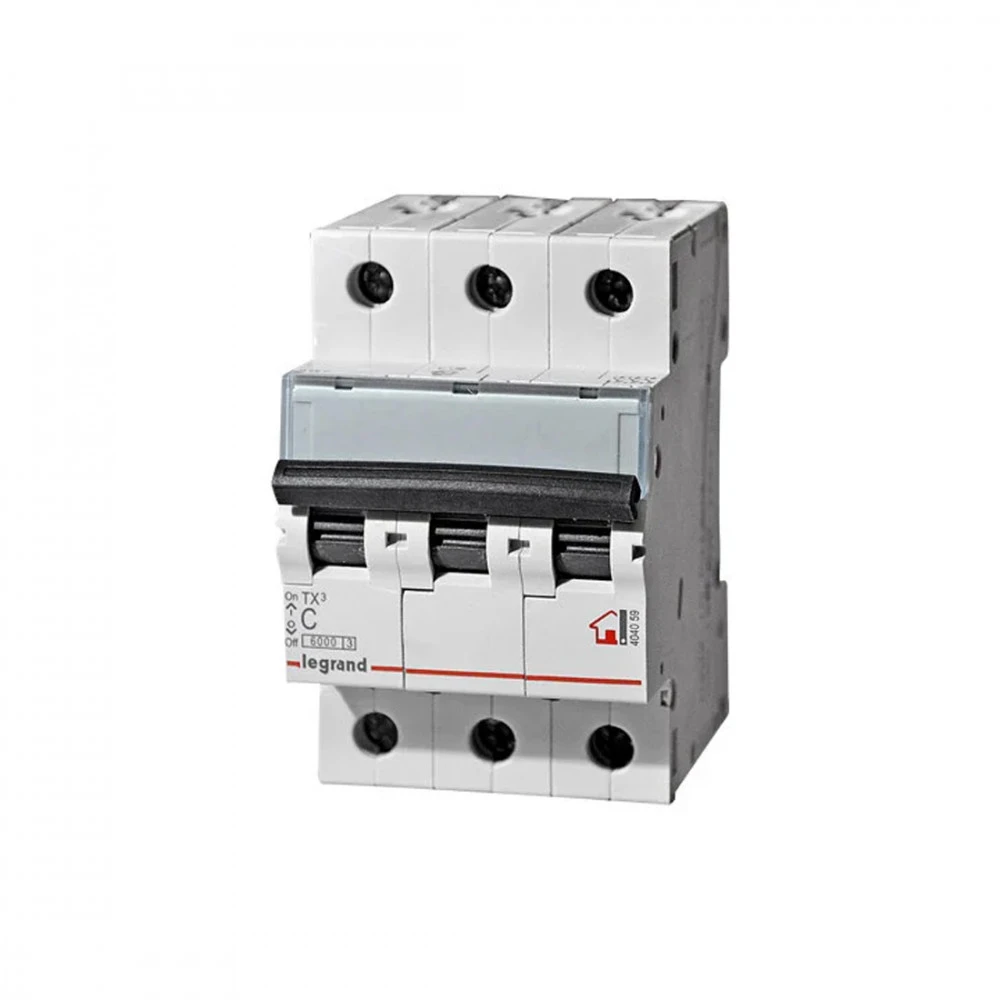 Legrand Авт.выкл.TX3 C10A 3П 6000 404054