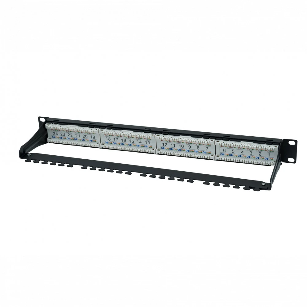 Патч-панель SNR SNR-UD-1U24-6А-H 24 порта, Cat. 6a