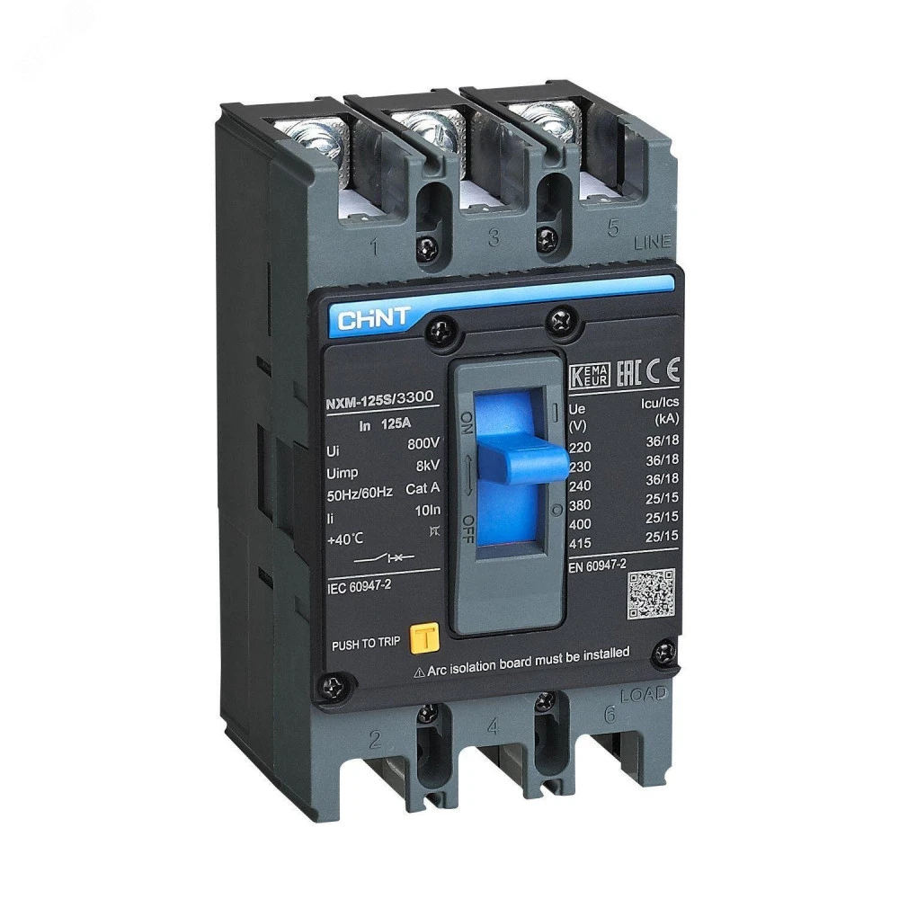 CHINT NXM-125S/3Р 100A 131362