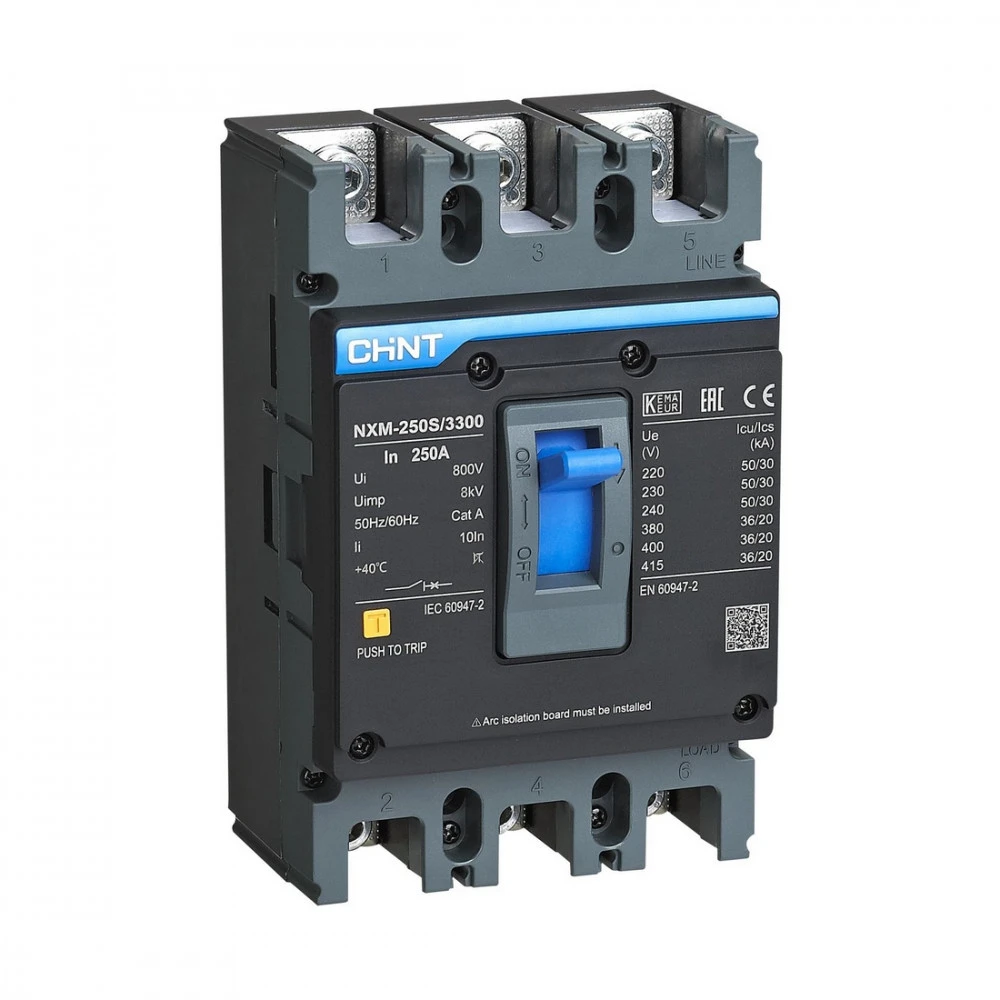 CHINT NXM-250S/3Р 250A 36кА 131369