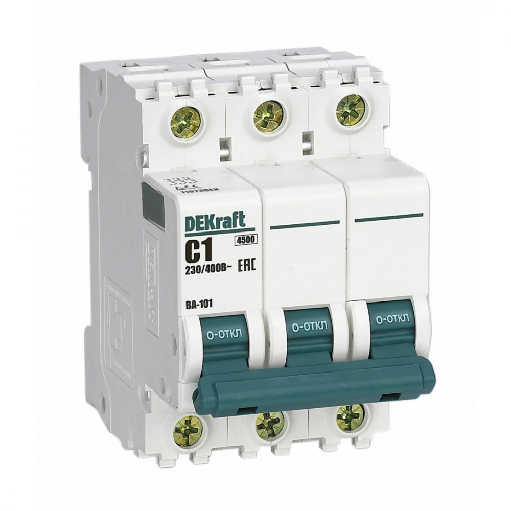 DEKraft 11073DEK ВА101 3Р C 1A 4,5кА