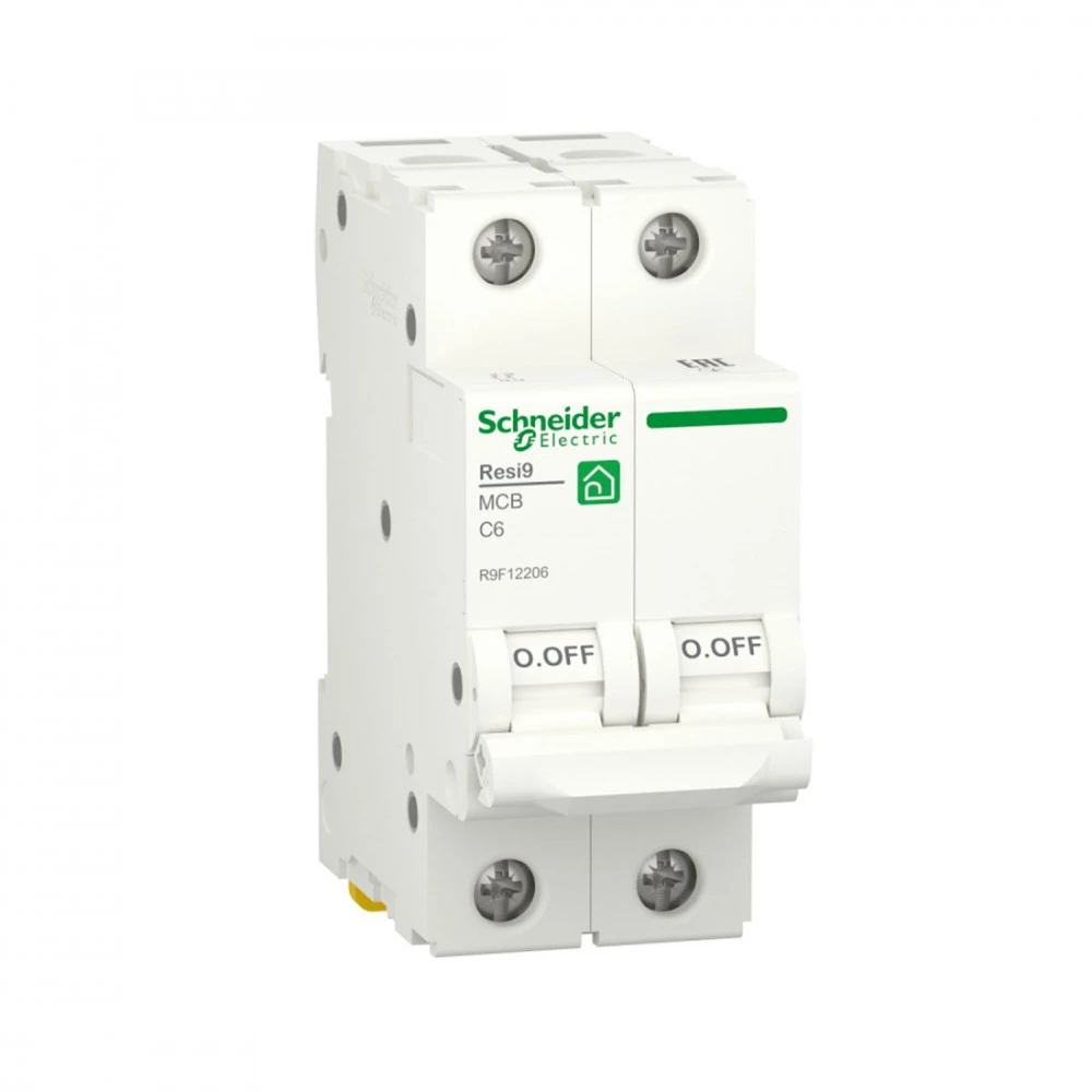 Schneider Electric R9F12206 - 2P (АВ) 2P С 6А 6 kA