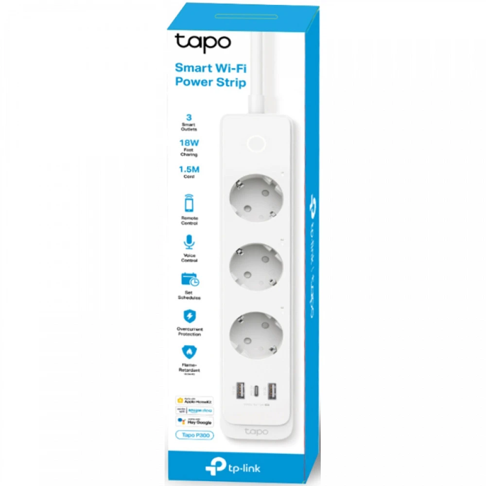 Сетевой фильтр TP-Link Умный сетевой фильтр Tapo P300(EU)