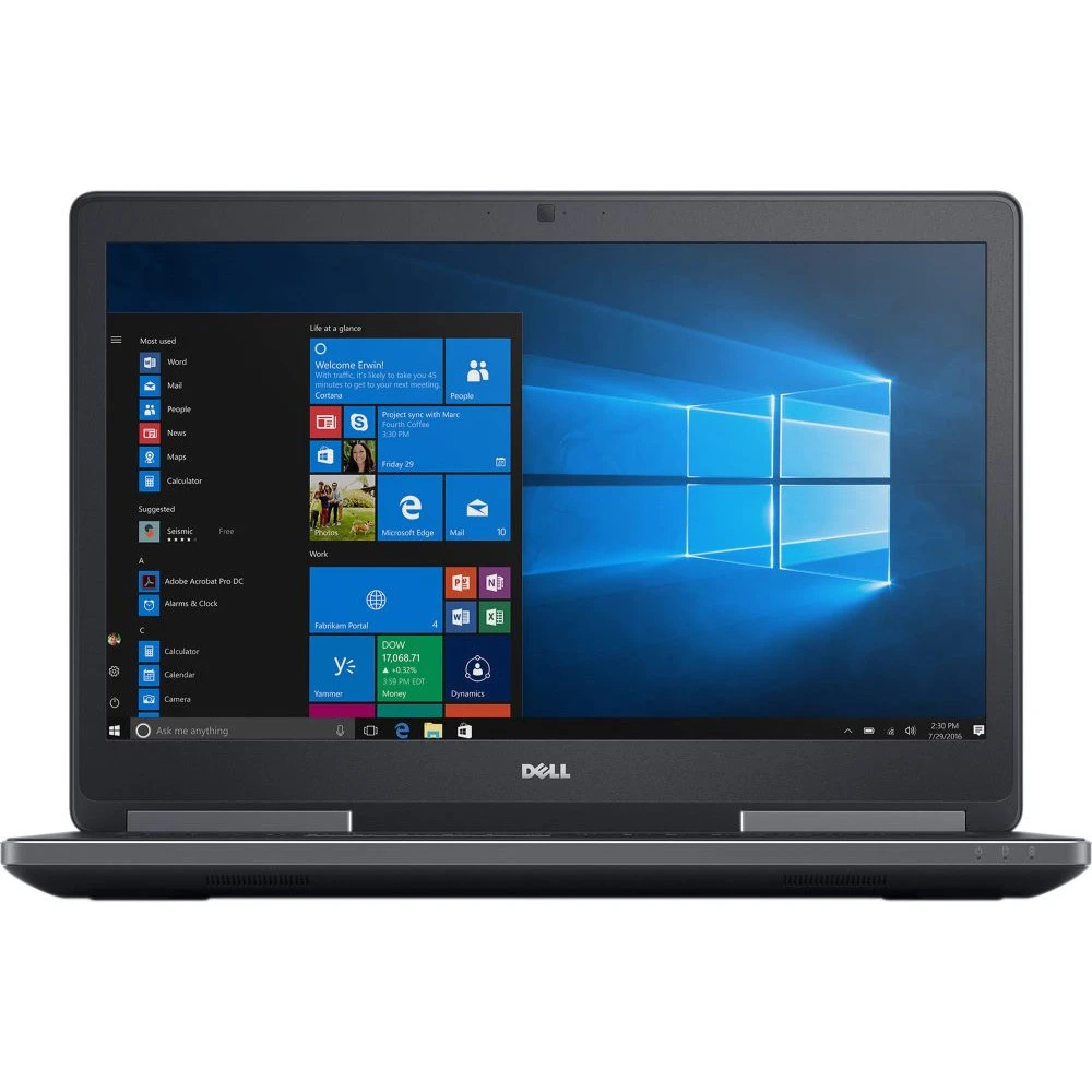 Мобильная рабочая станция Dell Precision 7720 7720-2646 17.3, FHD 1920x1080, Intel, Xeon, 32, HDD и SSD