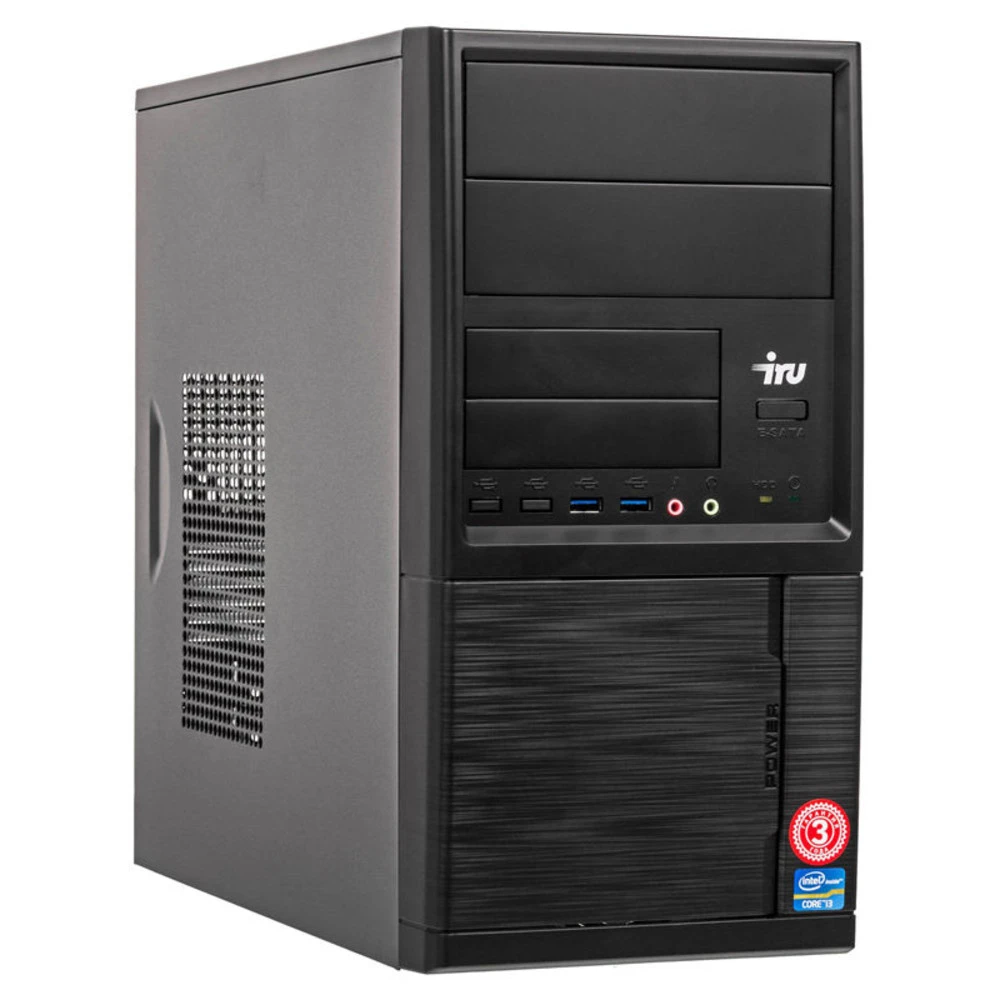 Персональный компьютер iRU Office 312 1122540 Pentium, G4560, 3.5, 8 Гб, Windows 10 Pro
