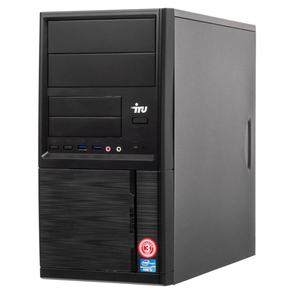 Персональный компьютер iRU Office 312 1122540 Pentium, G4560, 3.5, 8 Гб, Windows 10 Pro