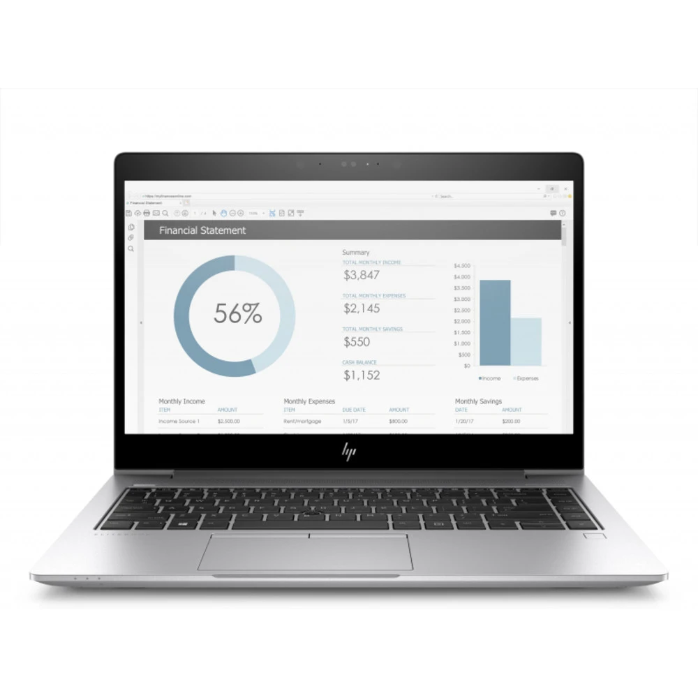 Ноутбук HP EliteBook 745 G5 5DF44EA 14 ", FHD 1920x1080 (16:9), 8 Гб, 256 ГБ, AMD Radeon Vega