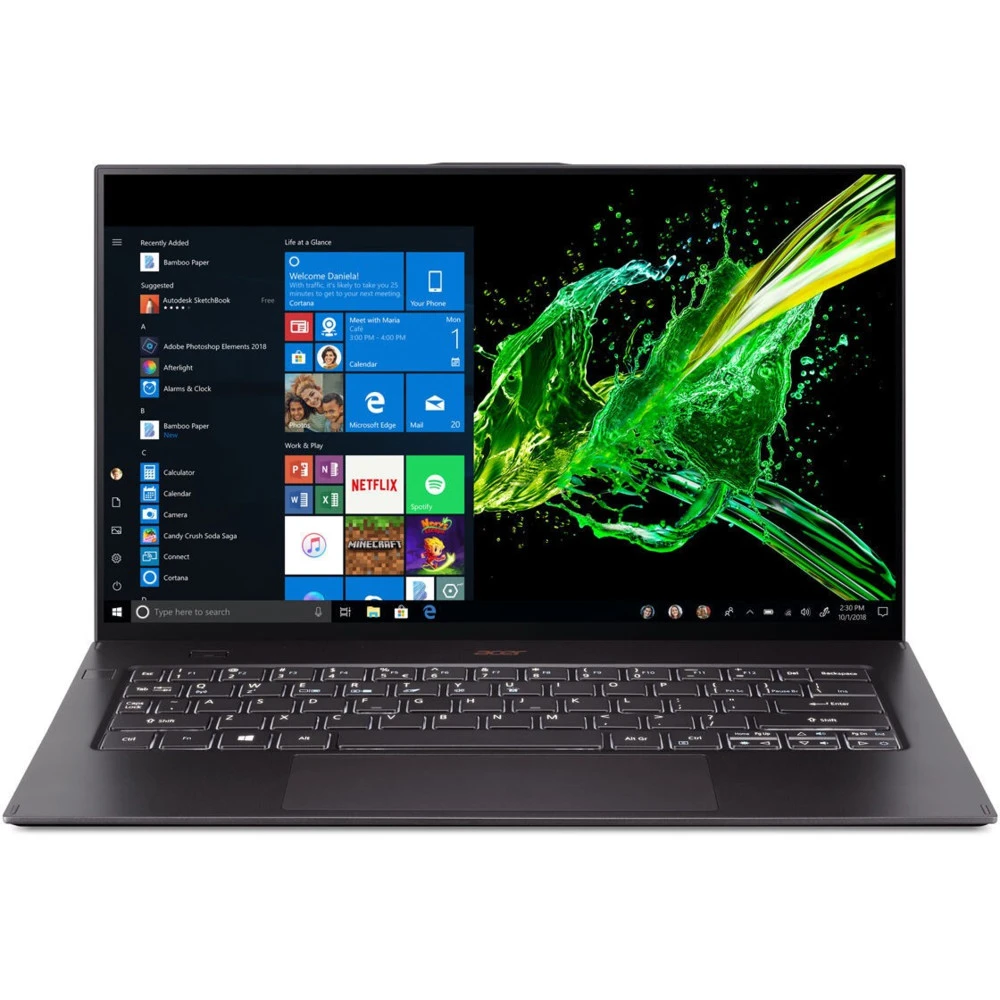 Ноутбук Acer Swift 7 SF714-52T-78V2 NX.H98ER.005 14 ", FHD 1920x1080 (16:9), Intel, Core i7, 16 Гб, 512 ГБ, Intel HD Graphics, Windows 10 Pro