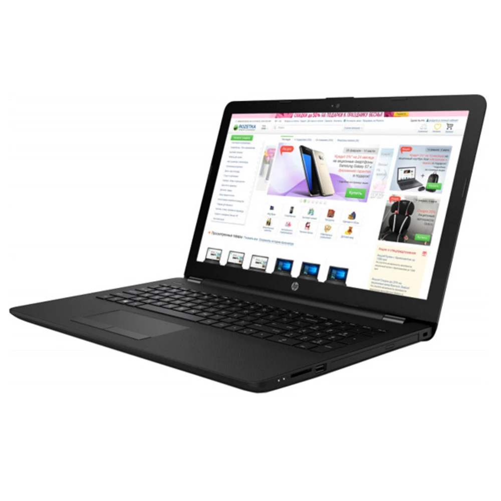 Ноутбук HP 15-rb034ur 4US55EA 15.6 ", HD 1366x768 (16:9), AMD, A4, 4 Гб, AMD Radeon R3, Windows 10 Home