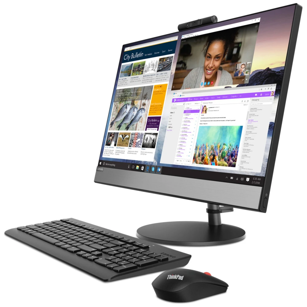 Моноблок Lenovo V530-24ICB AiO 10UX006RRU 23.8 ", Intel, Core i5, 9400T, 1.8, 16 Гб, 512 Гб