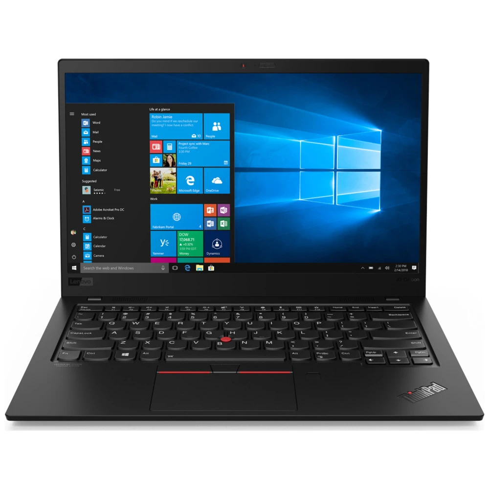 Ноутбук Lenovo ThinkPad X1 Carbon Gen7 20QD003BRT 14 ", WQHD 2560x1440 (16:9), Core i7, 16 Гб, 256 ГБ, Windows 10 Pro