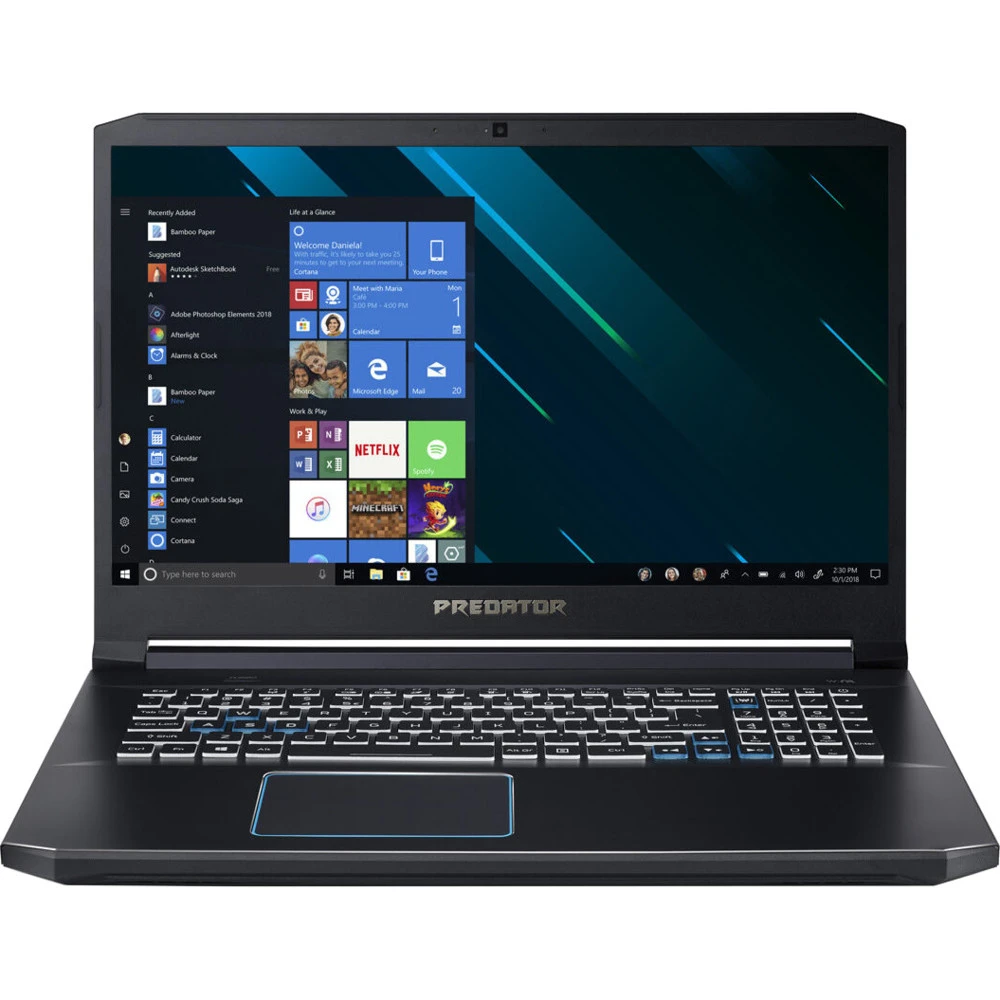 Ноутбук Acer Predator Helios 300 PH317-53-71FF NH.Q5RER.013 17.3 ", FHD 1920x1080 (16:9), Intel, Core i7, 16 Гб, 1 ТБ, nVidia GeForce RTX 2070, Windows 10 Home