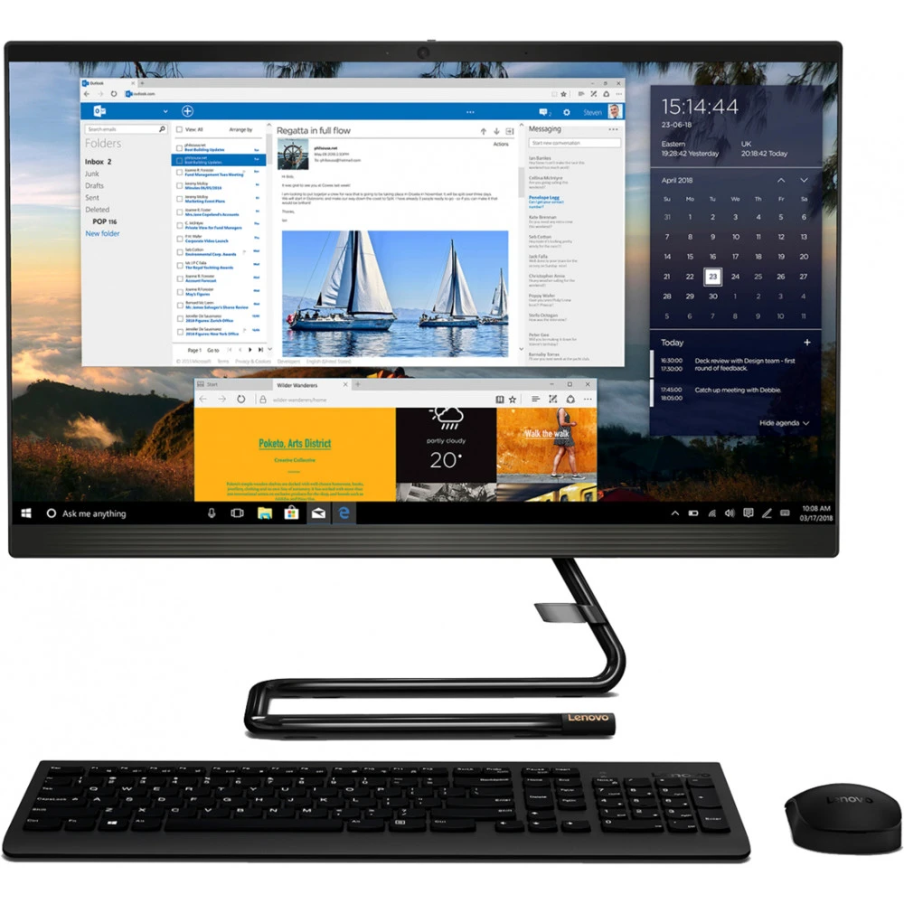Моноблок Lenovo IdeaCentre AiO A340-22IWL F0EB00E7RK 21.5 ", Intel, Core i5, 10210U, 1.6, 4 Гб, 1 Тб