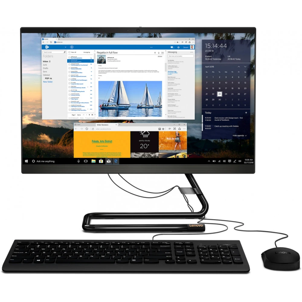 Моноблок Lenovo IdeaCentre AiO 3 22ADA05 F0EX000VRK 21.5 ", AMD, Ryzen 3, 3250U, 2.6, 8 Гб, 256 Гб