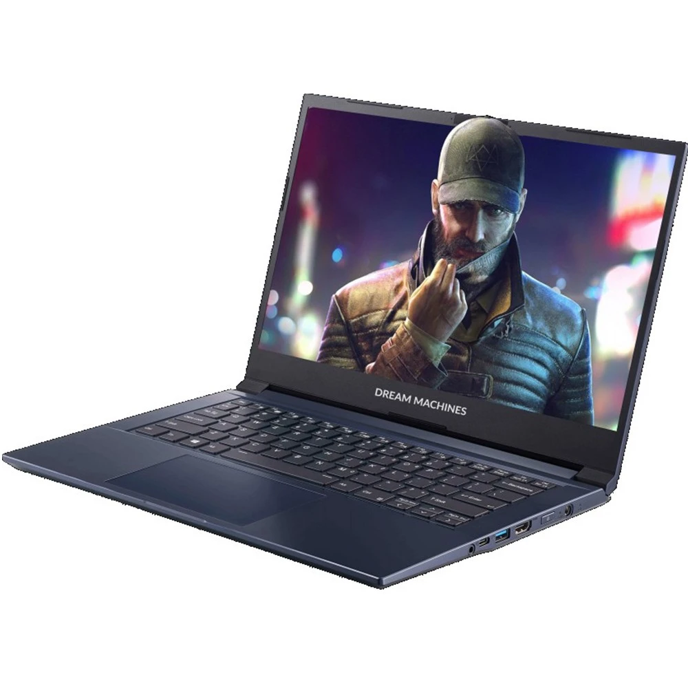 Ноутбук Dream Machines G1650-14RU50 14 ", FHD 1920x1080 (16:9), Intel, Core i5, 8 Гб, 512 ГБ, nVidia GeForce GTX 1650