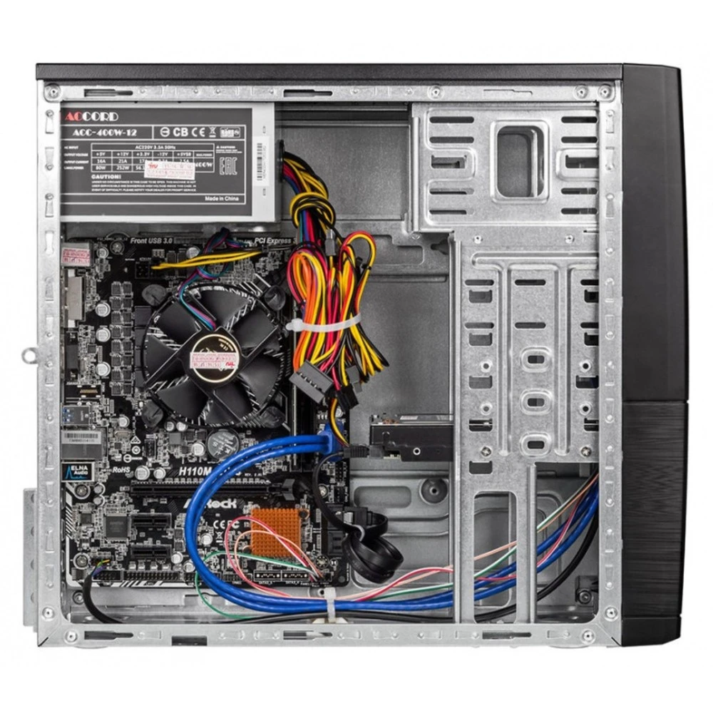 Персональный компьютер iRU Home 312 MT 1468918 Pentium, G6400, 4.0, 4 Гб, DDR4-2400