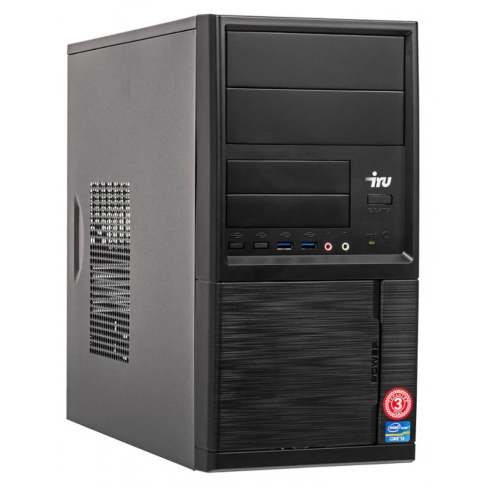 Персональный компьютер iRU Home 312 MT 1468918 Pentium, G6400, 4.0, 4 Гб, DDR4-2400