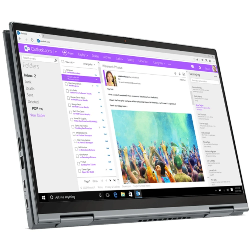 Ноутбук Lenovo ThinkPad X1 Yoga Gen 6 20XY003ERT 14 ", WUXGA 1920x1200 (16:10), Intel, Core i5, 16 Гб, 256 ГБ, Intel Iris Xe Graphics, Windows 10 Pro