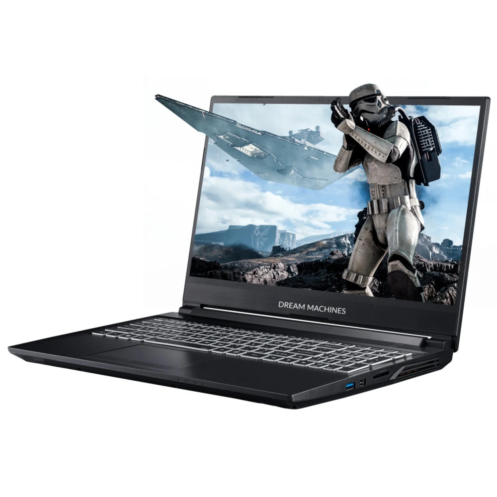 Ноутбук Dream Machines G1650-15KZ41 15.6 ", FHD 1920x1080 (16:9), Intel, Core i5, 8 Гб, 500 ГБ, nVidia GeForce GTX 1650