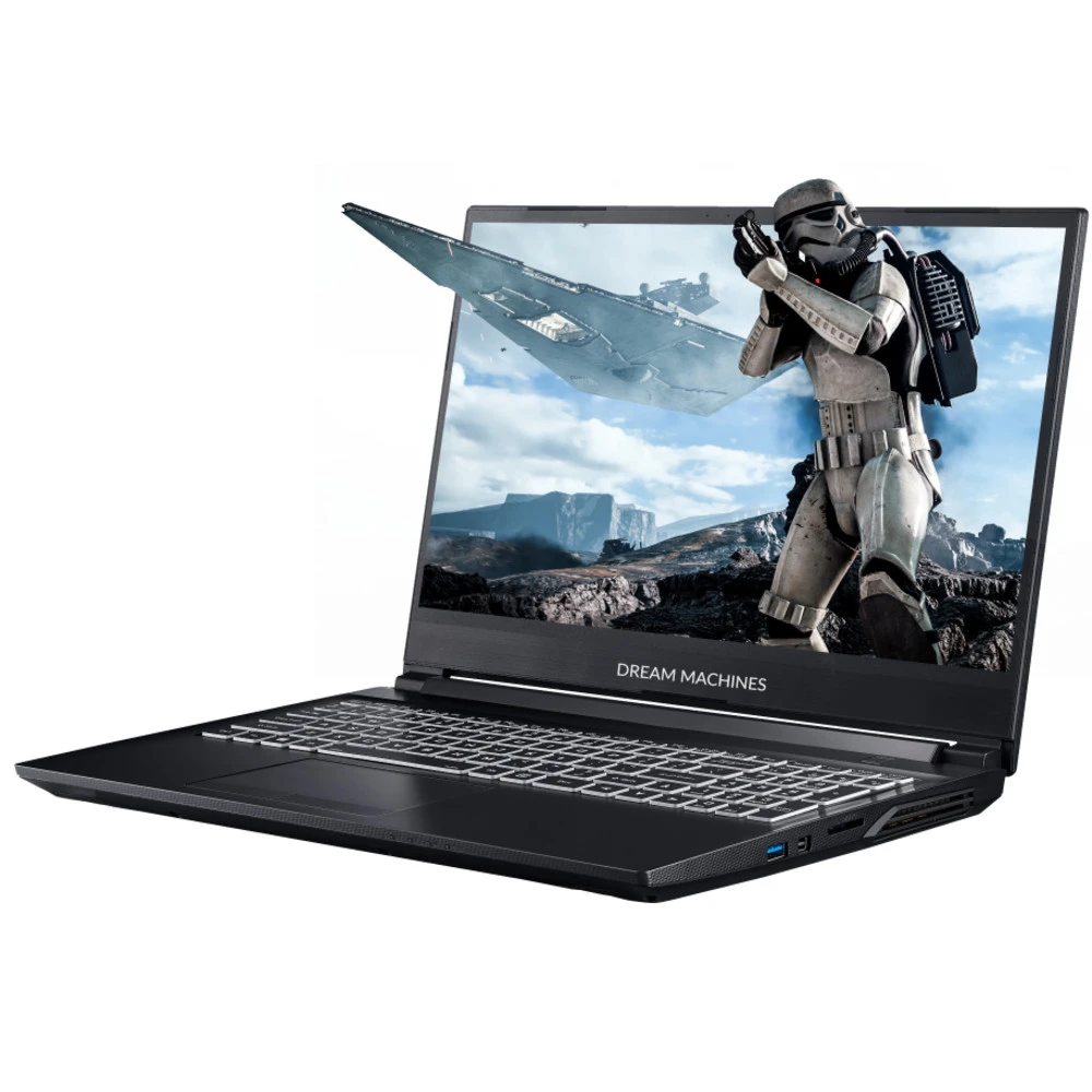 Ноутбук Dream Machines G1650-15KZ42 15.6 ", FHD 1920x1080 (16:9), Intel, Core i5, 16 Гб, 500 ГБ, nVidia GeForce GTX 1650