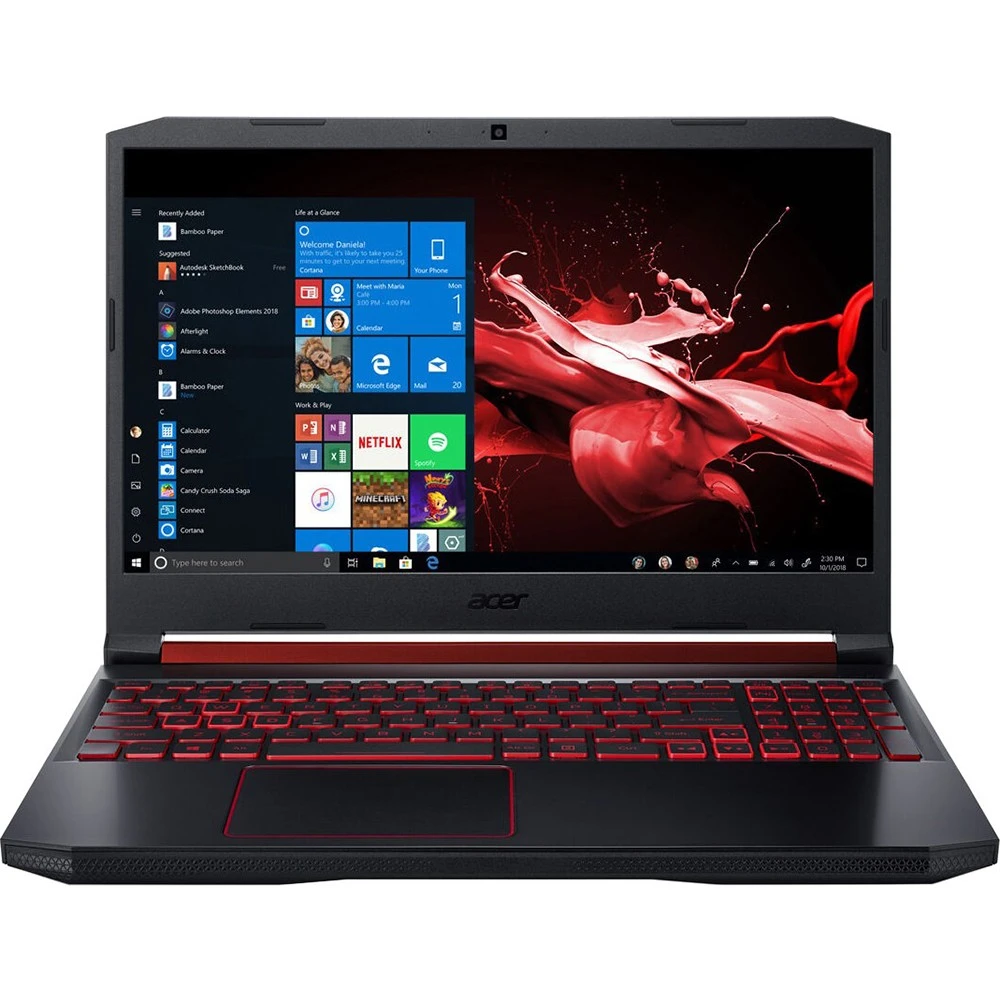Ноутбук Acer Nitro 5 AN515-54-53DE NH.Q96ER.00T 15.6 ", FHD 1920x1080 (16:9), Intel, Core i5, 8 Гб, 256 ГБ, nVidia GeForce RTX 2060