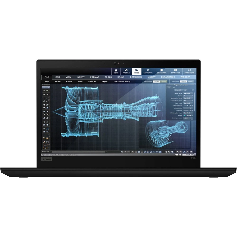 Мобильная рабочая станция Lenovo ThinkPad P14s Gen 1 20S40047RT 14, FHD 1920x1080, Intel, Core i7, 8, SSD