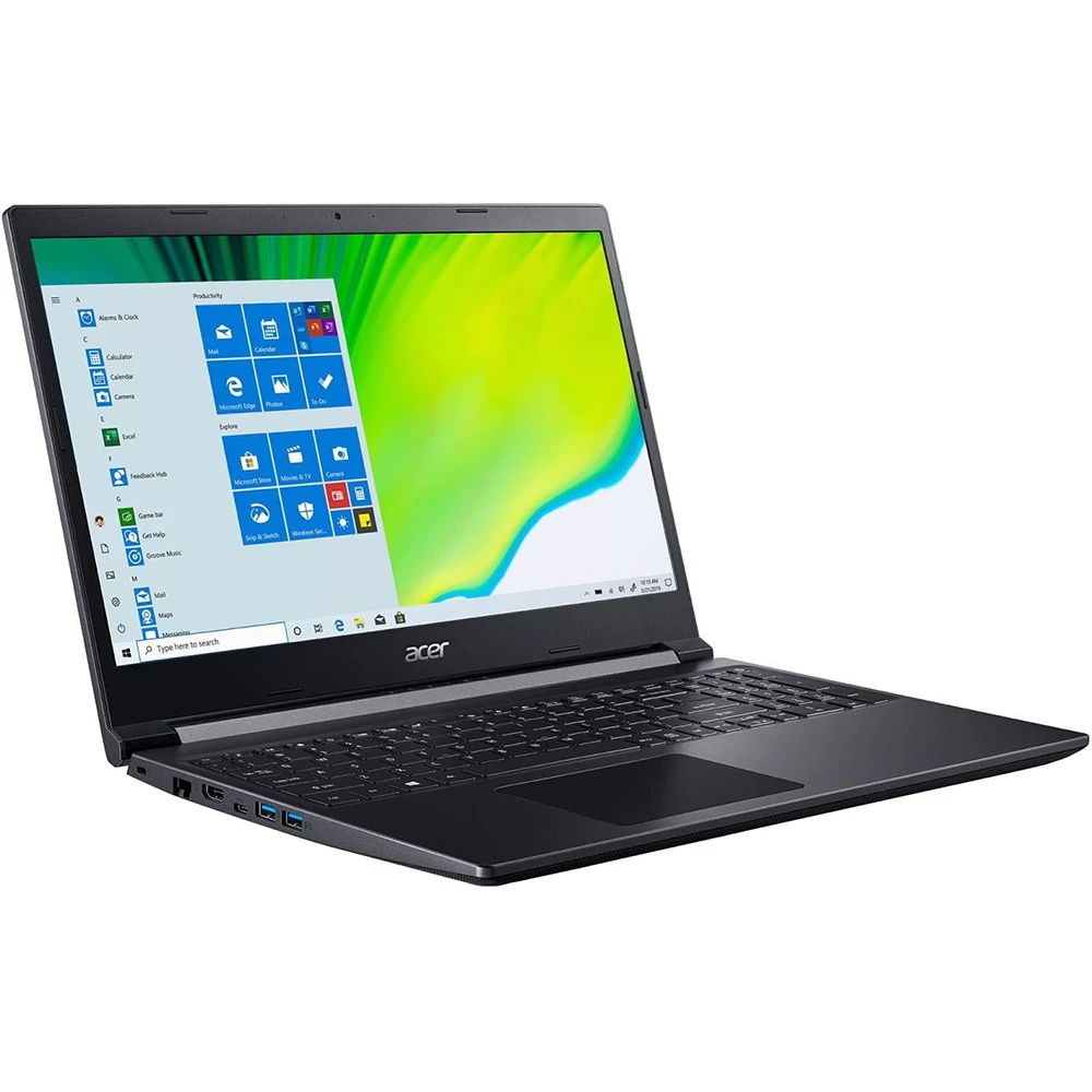 Ноутбук Acer Aspire 7 A715-41G-R75P NH.Q8QER.002 15.6 ", FHD 1920x1080 (16:9), AMD, Ryzen 5, 8 Гб, 256 ГБ, nVidia GeForce GTX 1650 Ti, Linux