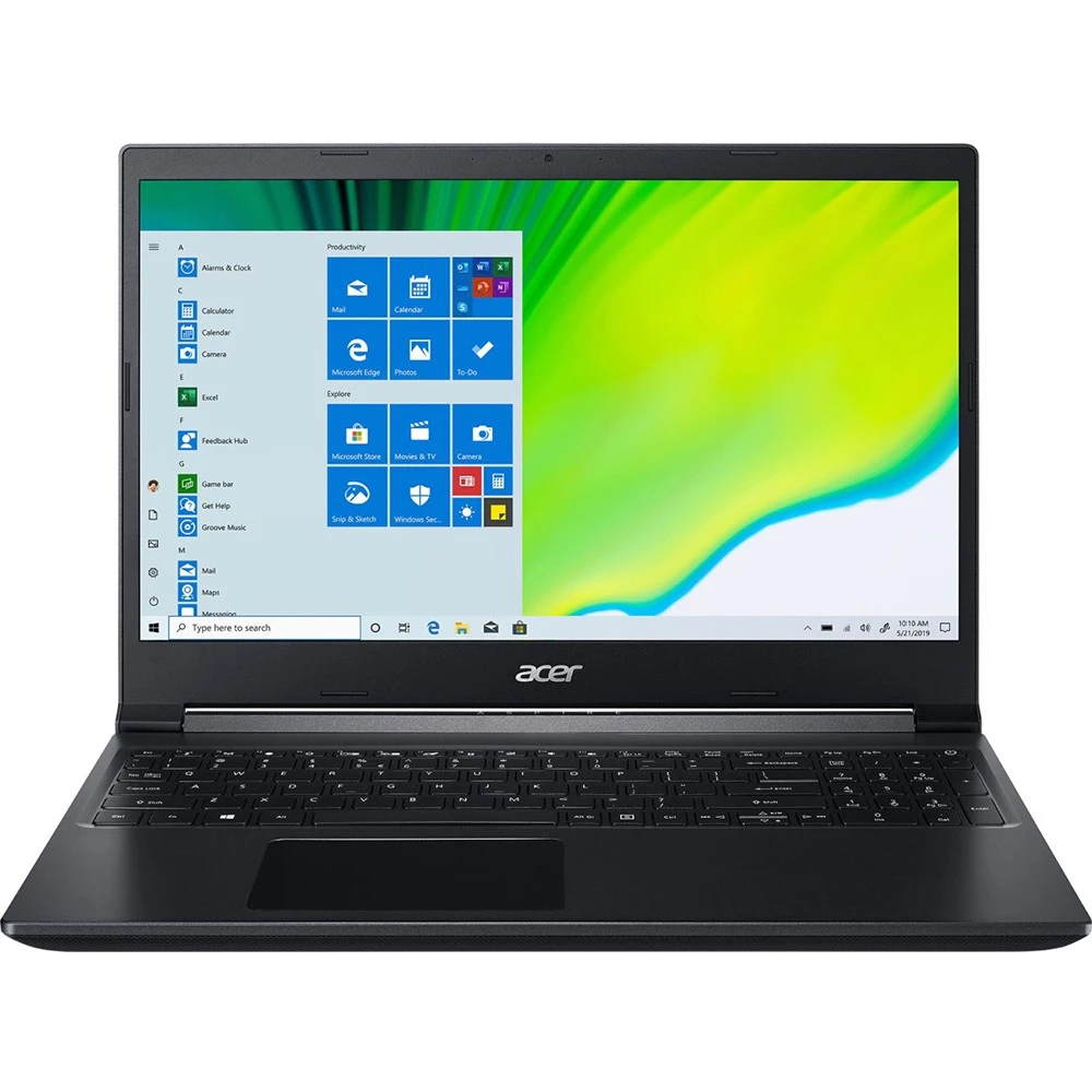 Ноутбук Acer Aspire 7 A715-41G-R75P NH.Q8QER.002 15.6 ", FHD 1920x1080 (16:9), AMD, Ryzen 5, 8 Гб, 256 ГБ, nVidia GeForce GTX 1650 Ti, Linux
