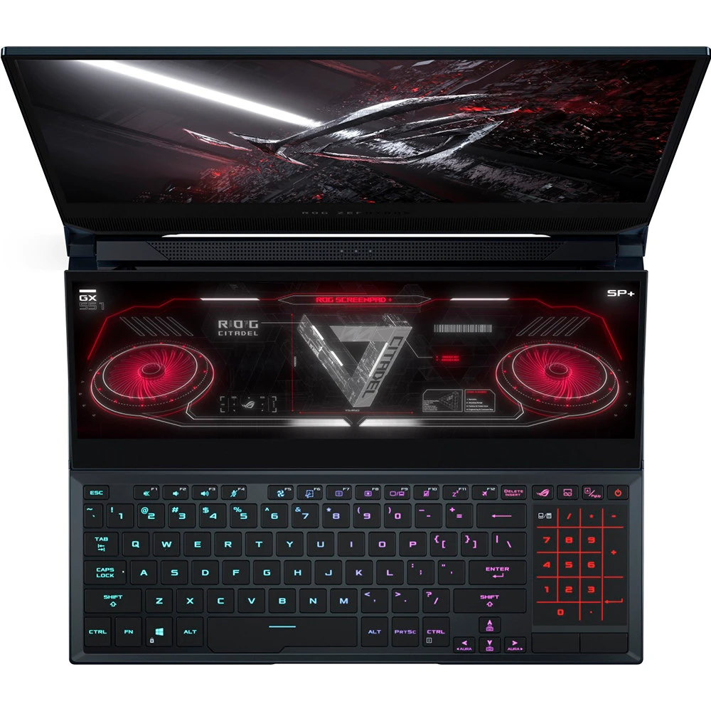 Ноутбук Asus ROG Zephyrus Duo 15 GX551QS-HF175 90NR04N1-M04030 15.6 ", FHD 1920x1080 (16:9), AMD, Ryzen 9, 16 Гб, 1 ТБ, nVidia GeForce RTX 3080