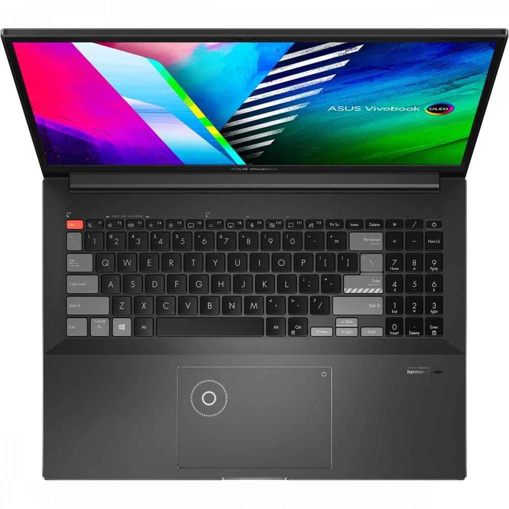 Ноутбук Asus Vivobook Pro16x OLED M7600QE-L2062 90NB0V71-M01810 16 ", 4K Ultra HD + 3840x2400 (16:10), AMD, Ryzen 9, 16 Гб, 512 ГБ, nVidia GeForce RTX 3050 Ti