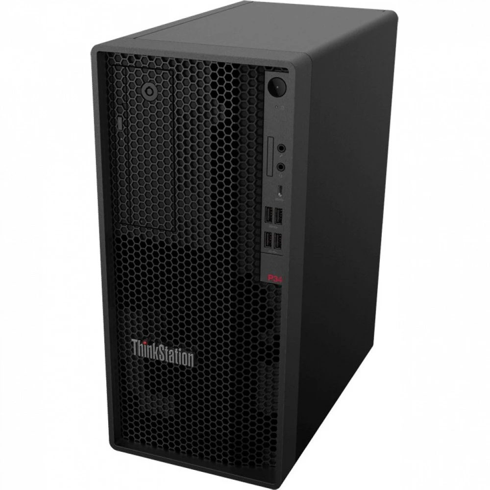 Рабочая станция Lenovo ThinkStation P340 Tower 30DH00L2RU Большой (Mini Tower, midi Tower, Tower), Core i7, 10700K, 32, 1 ТБ