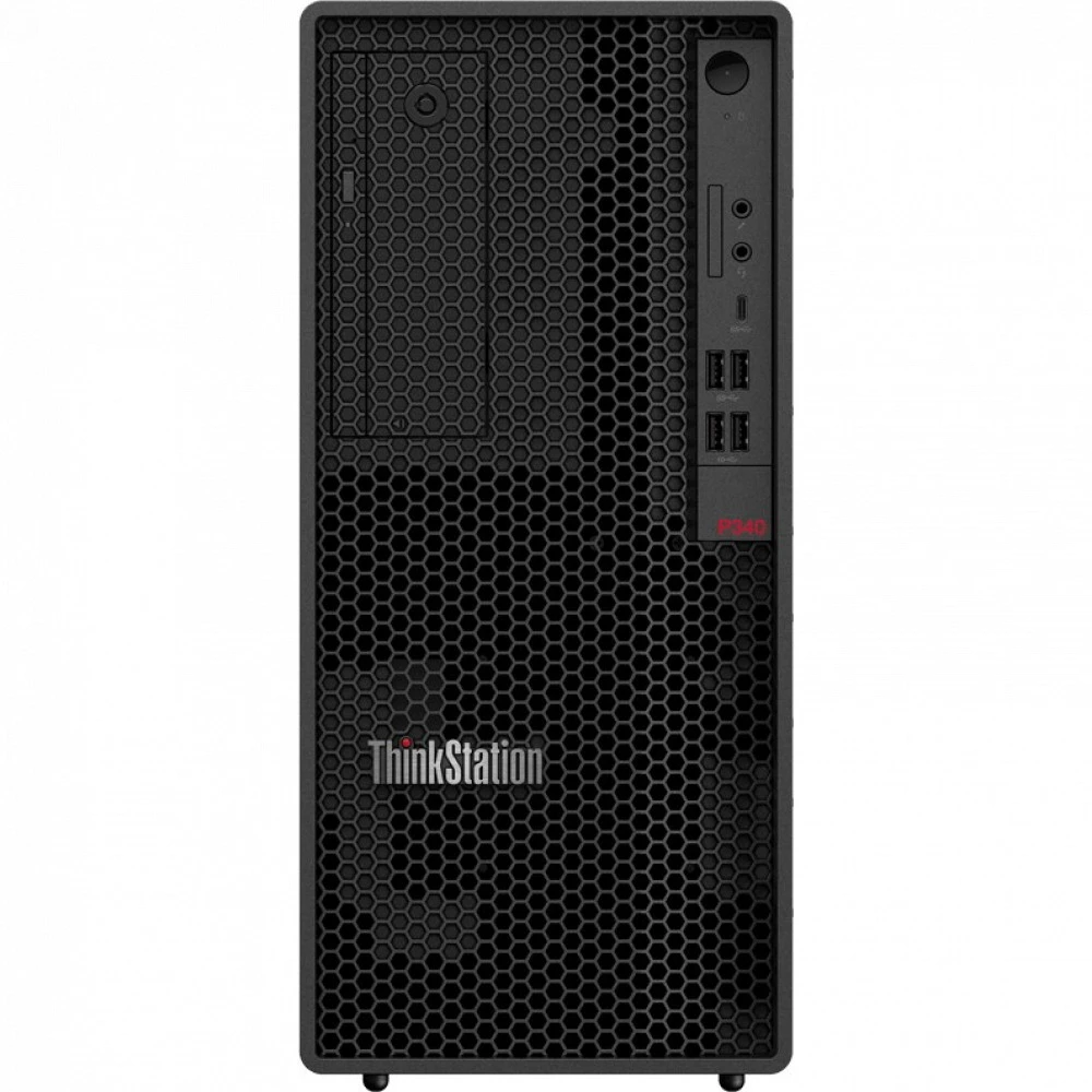 Рабочая станция Lenovo ThinkStation P340 Tower 30DH00L2RU Большой (Mini Tower, midi Tower, Tower), Core i7, 10700K, 32, 1 ТБ