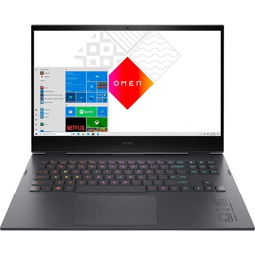 Ноутбук HP Omen 16-c0057ur 5R9S0EA 16.1 ", FHD 1920x1080 (16:9), AMD, Ryzen 7, 16 Гб, 512 ГБ, nVidia GeForce RTX 3070