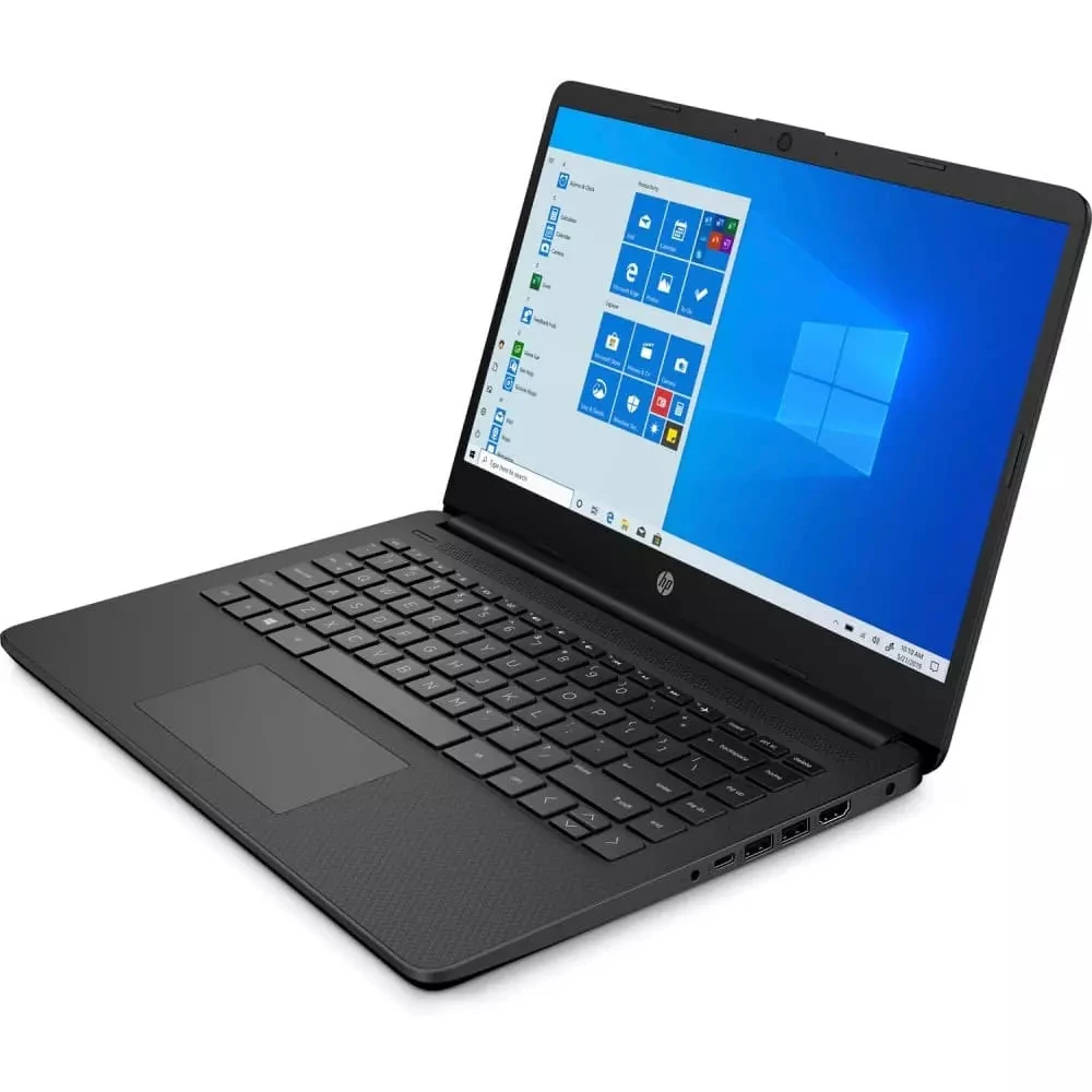 Ноутбук HP 14s-fq0059ur 64S60EA 14 ", HD 1366x768 (16:9), AMD, AMD, 4 Гб, 256 ГБ, AMD Radeon Graphics, Windows 10 Home