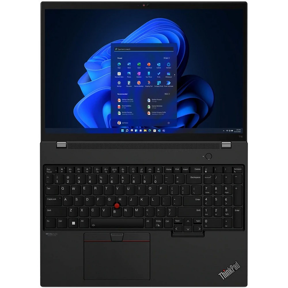 Ноутбук Lenovo ThinkPad T16 Gen 1 21BV002VRT 16 ", WUXGA 1920x1200 (16:10), Intel, Core i5, 8 Гб, 256 ГБ, Intel Iris Xe Graphics, Windows 11 Pro